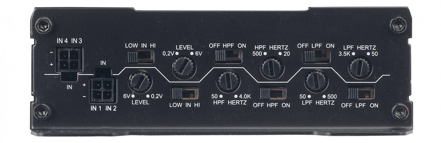 Micro-Endstufe mit vier Kanälen: Audio System X-100.4 MD, Bild 3 In-Car Endstufe 4-Kanal Audio System X-100.4 MD im Test, Bild 3